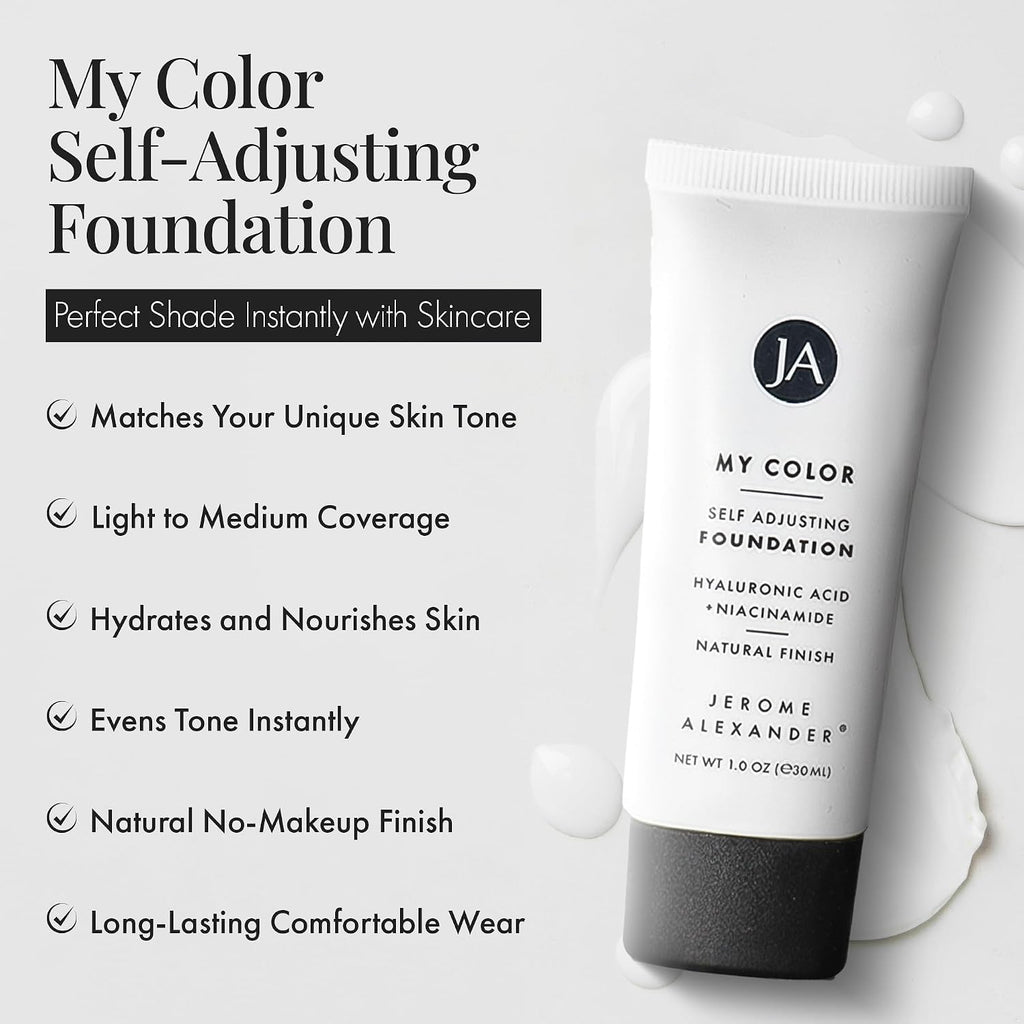 Jerome Alexander My Color Self-Adjusting Foundation 2pc Set - Medium