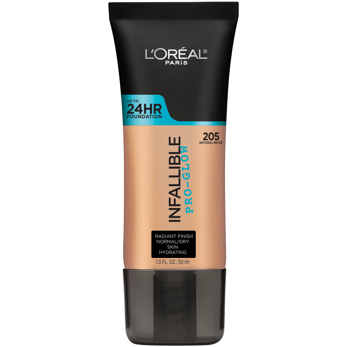 L'Oreal Paris Makeup Infallible Up to 24HR Pro-Glow Foundation, Creamy Natural, 1 fl oz.