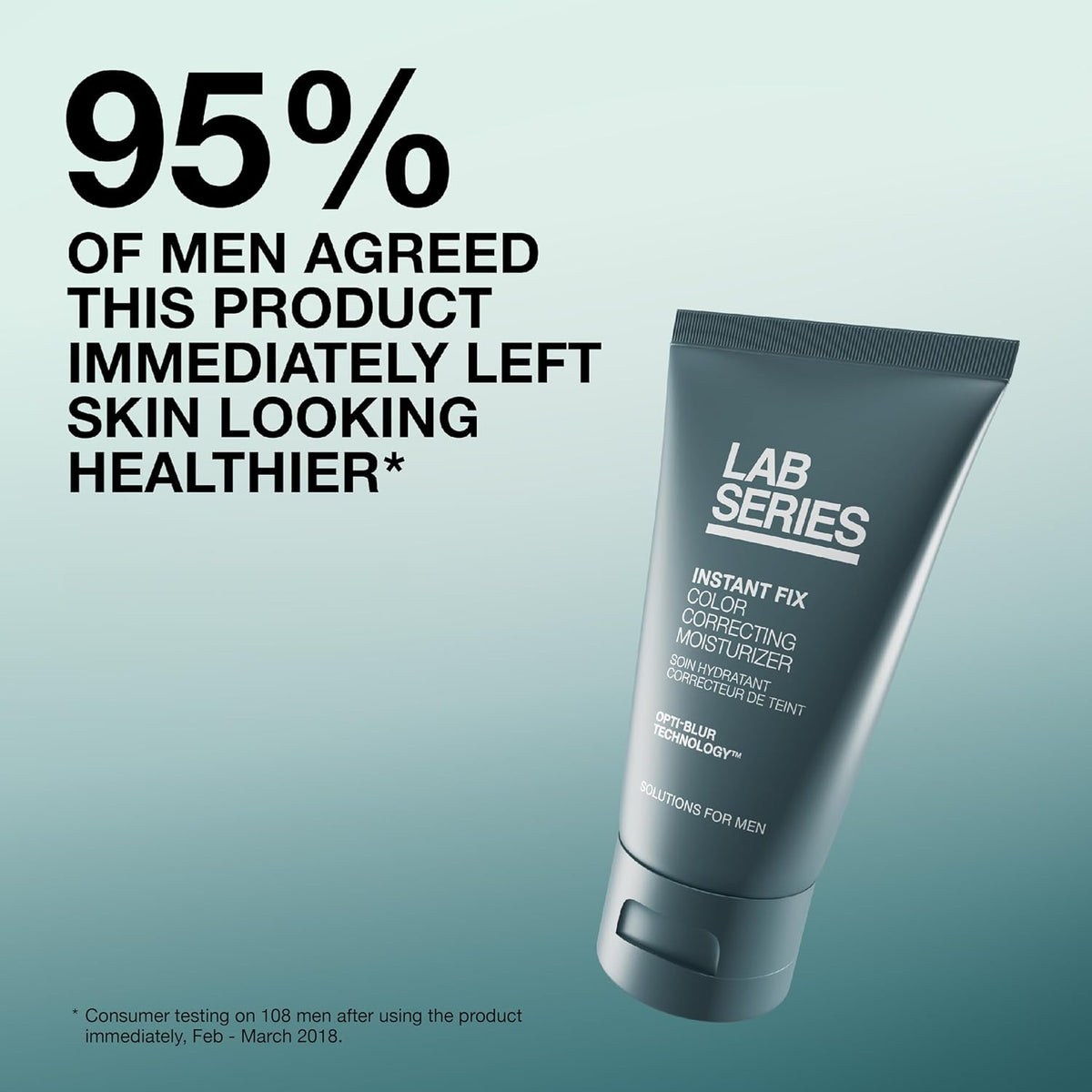 Lab Series Men's Instant Fix Color Correcting Moisturizer - BB Cream for Men - Tinted Moisturizer - Skin Care for Men, 1.7 Fl Oz
