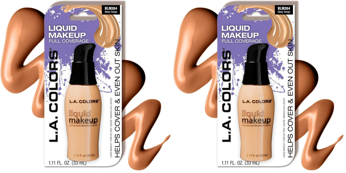 L.A. COLORS Pump Liquid Makeup, Black Walnut CLM288A