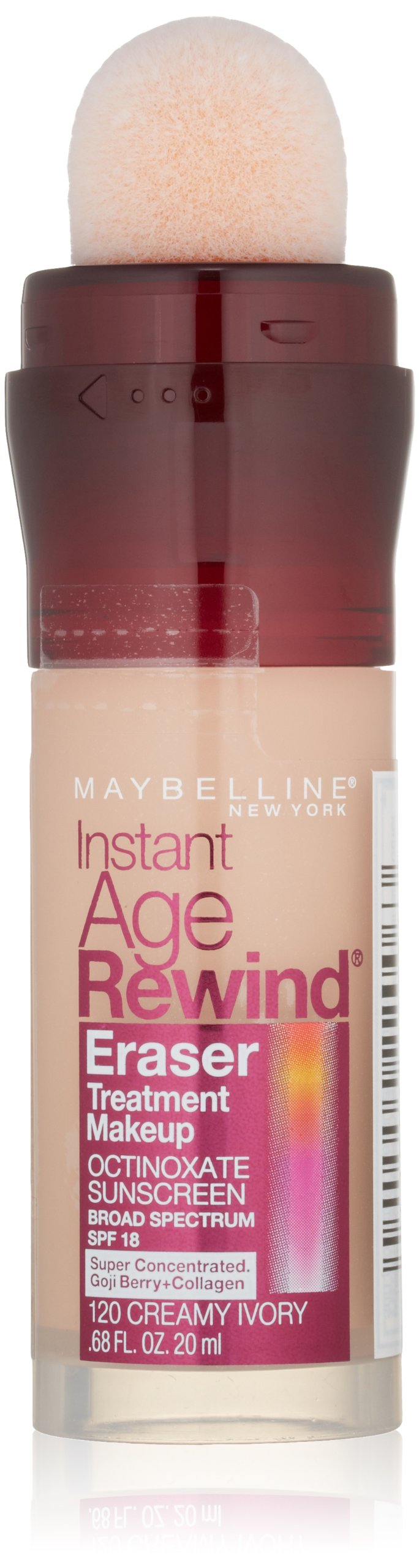 Maybelline Instant Age Rewind Eraser Foundation with SPF 20 and Moisturizing ProVitamin B5, 300, 1 Count (Packaging May Vary)