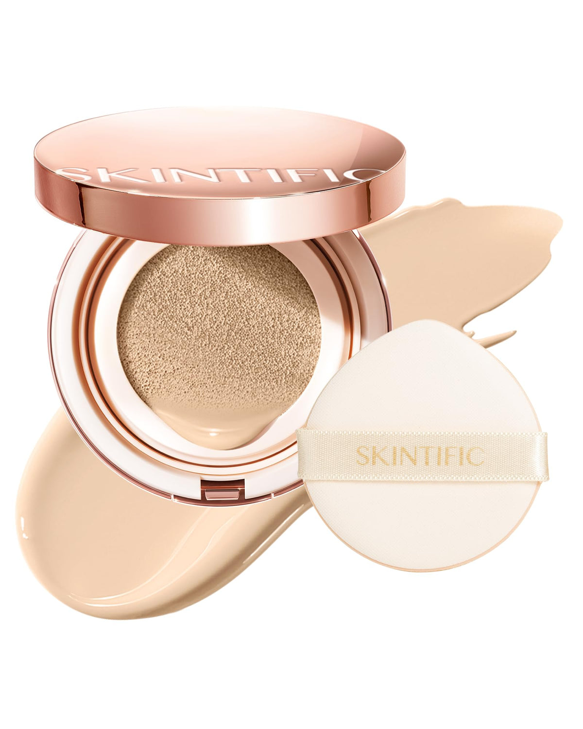 SKINTIFIC Full Coverage Cushion Foundation #04 Beige