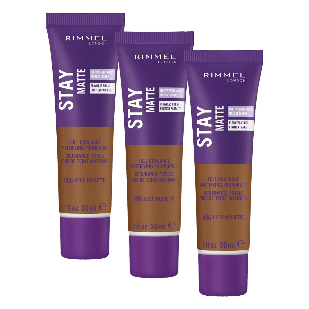 Rimmel London Stay Matte Liquid Mousse - 200 Soft Beige - Foundation, Lightweight, Shine Control, Oil-Free, 1oz