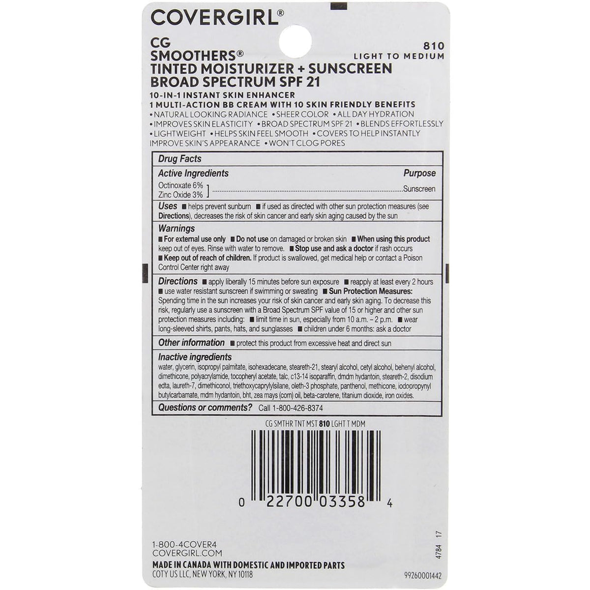 Cover Girl 03358 810litmed Covergirl Bb Cream