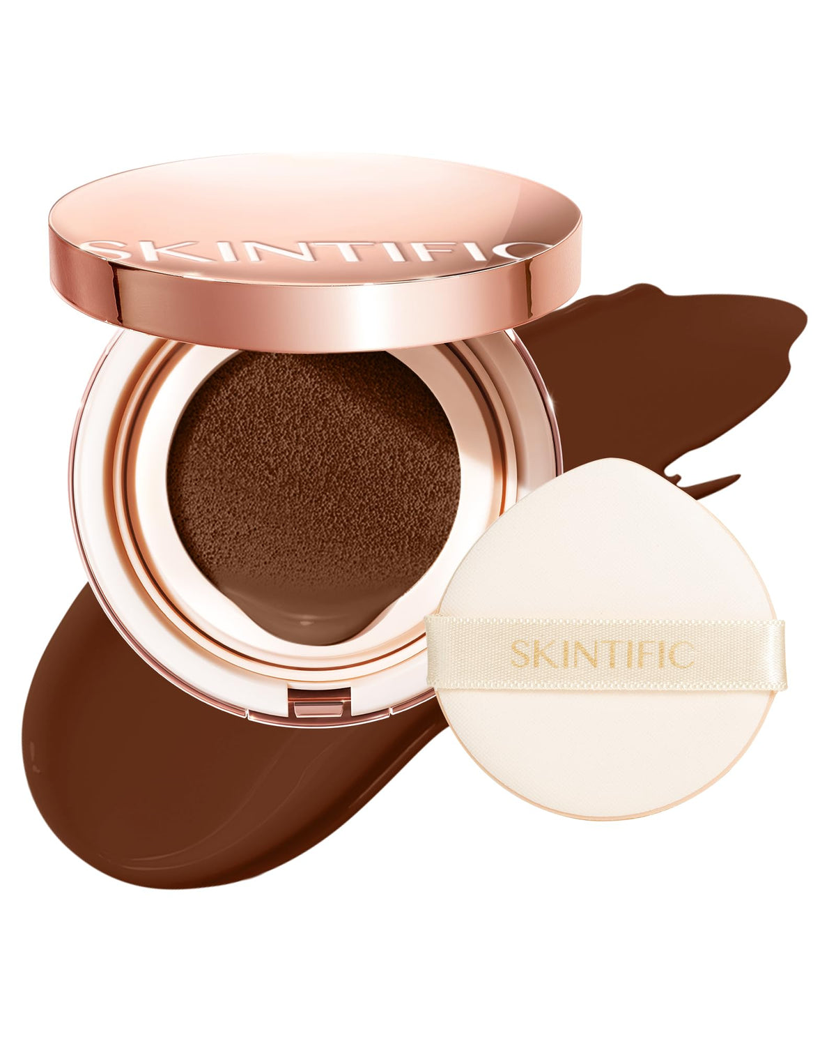 SKINTIFIC Full Coverage Cushion Foundation #04 Beige
