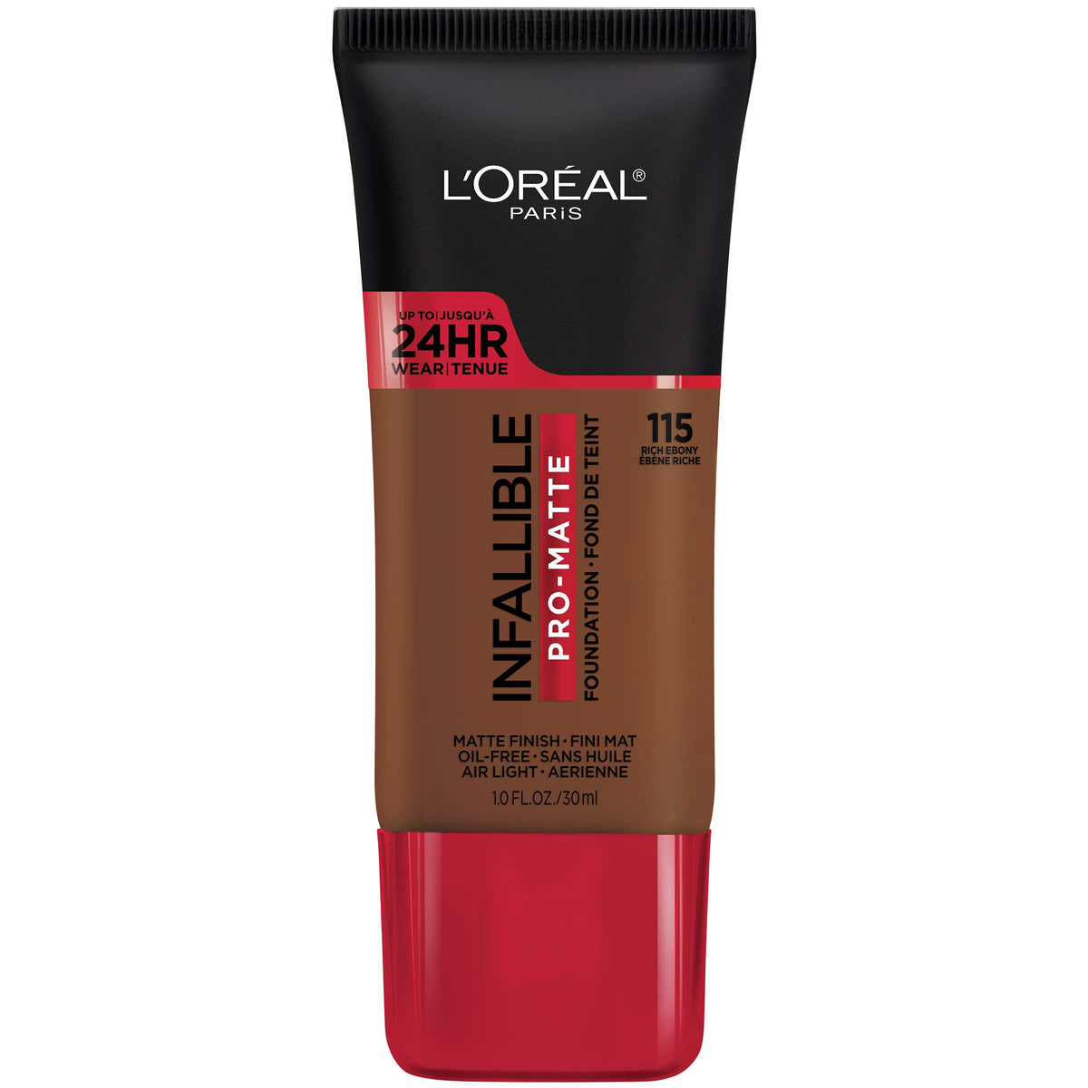 L'Oreal Paris Cosmetics Makeup Infallible Pro-Matte Liquid Longwear Foundation, Shell Beige, 1 fl oz.