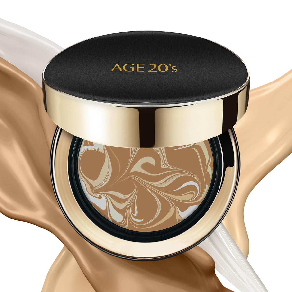 AGE20'S Signature Essence Pact SPF 50+ | Pack of 1 | 23W BEIGE | Cream Foundation, Dewy Finish, Natural Coverage | Korean Cushion Foundation