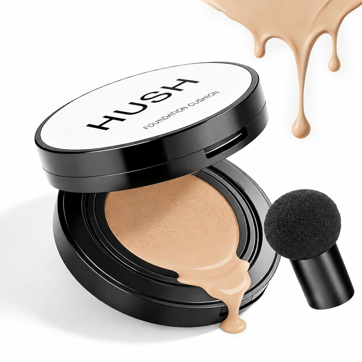 Perfect Cushion Foundation No.23 Natural Beige for Light with Neutral Skin Tone，Cosmetic Glow Foundation，Air Cushion CC Cream - Easy Application for All Skin Types