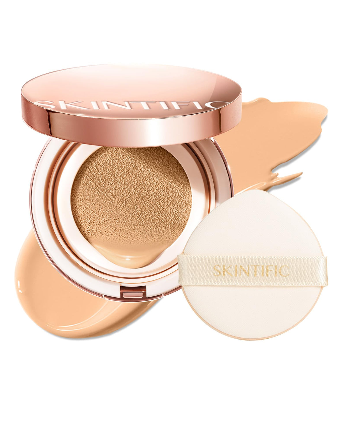 SKINTIFIC Full Coverage Cushion Foundation #04 Beige