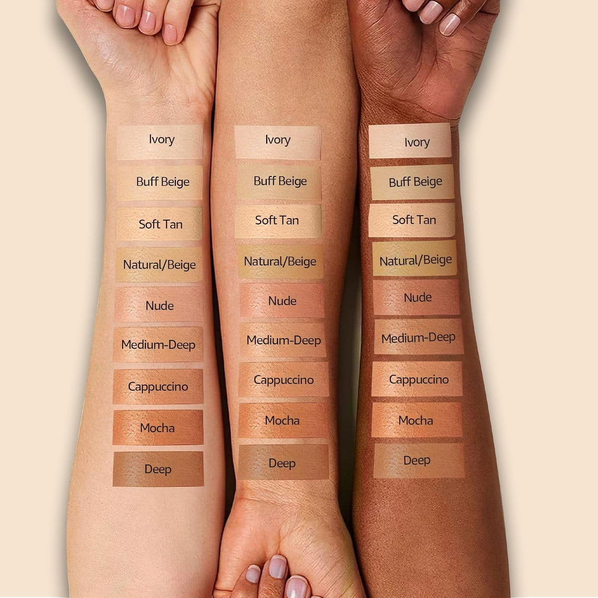 Cushion Foundation Concealer Full Coverage CC Cream, Natural