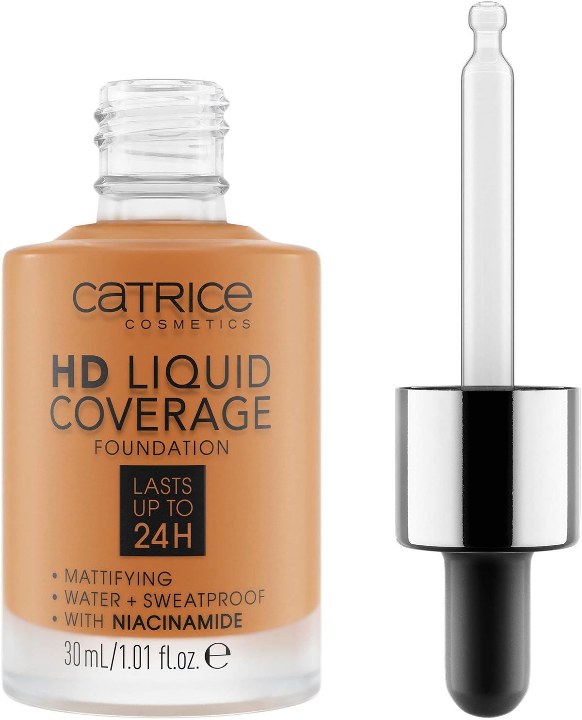 Catrice HD Liquid Coverage Foundation, 24HR Wear (010 | Light Beige)