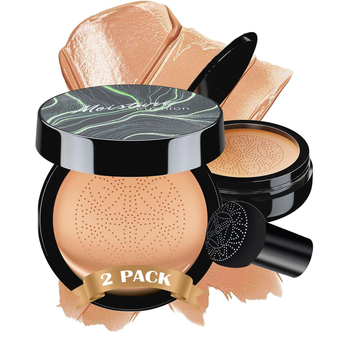 Cushion Foundation Concealer Full Coverage CC Cream, Natural