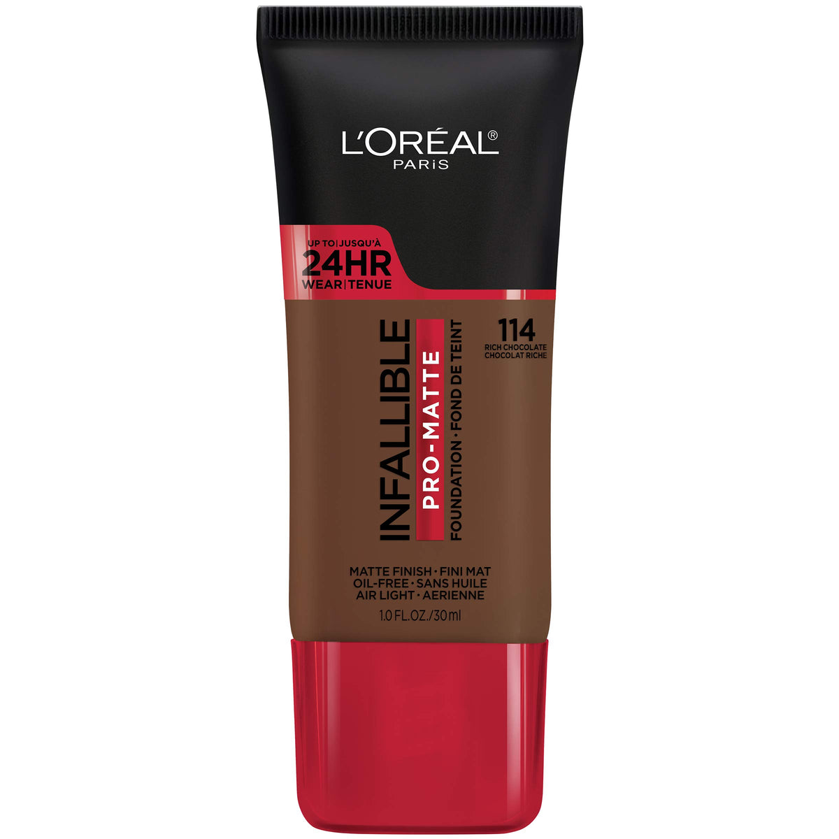 L'Oreal Paris Cosmetics Makeup Infallible Pro-Matte Liquid Longwear Foundation, Shell Beige, 1 fl oz.