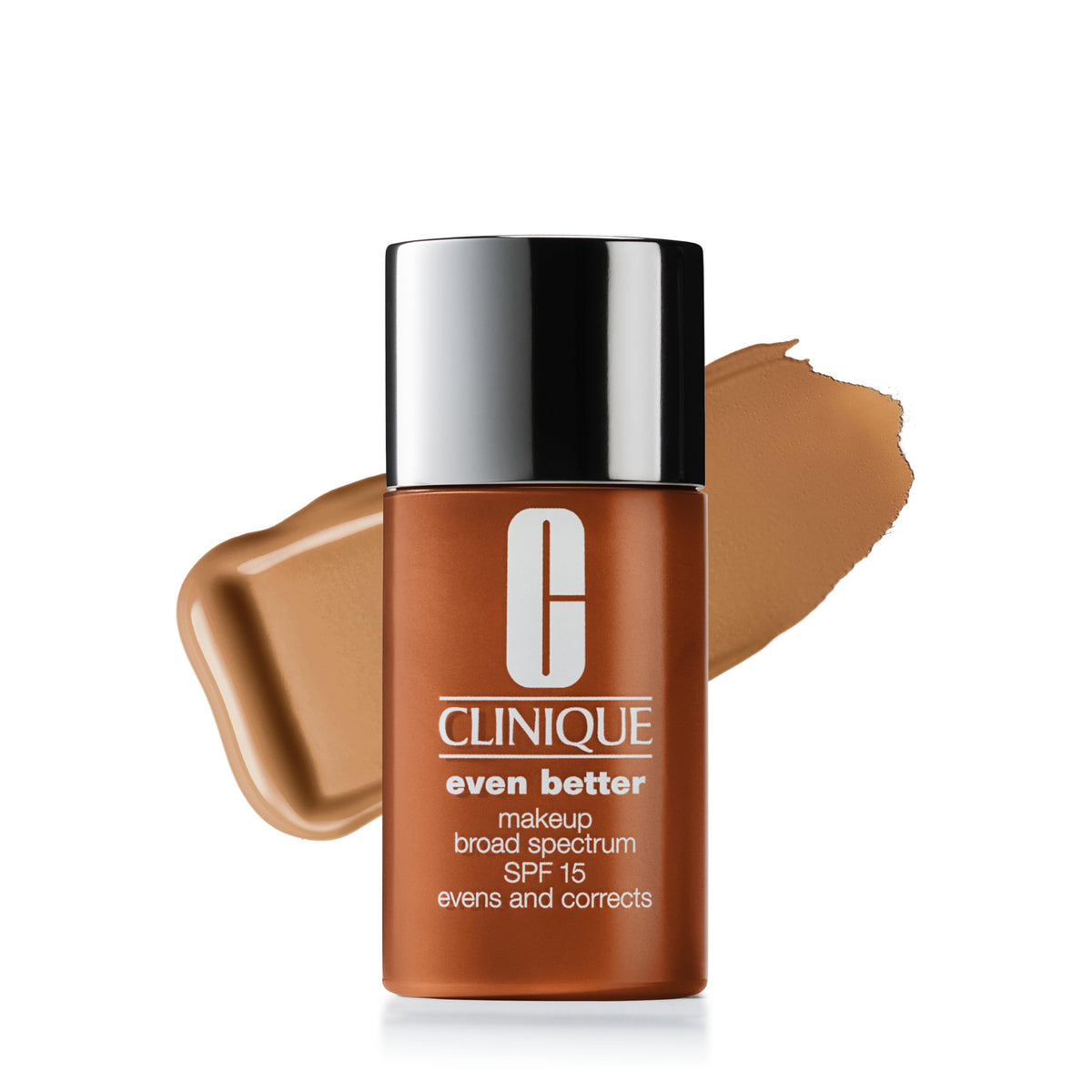 Clinique Even Better Makeup Liquid Foundation SPF 15 With Vitamin C For Dry + Oily Combination Skin Types | Medium Coverage + Natural Finish | Evens Skin Tone + Reduces Dark Spots