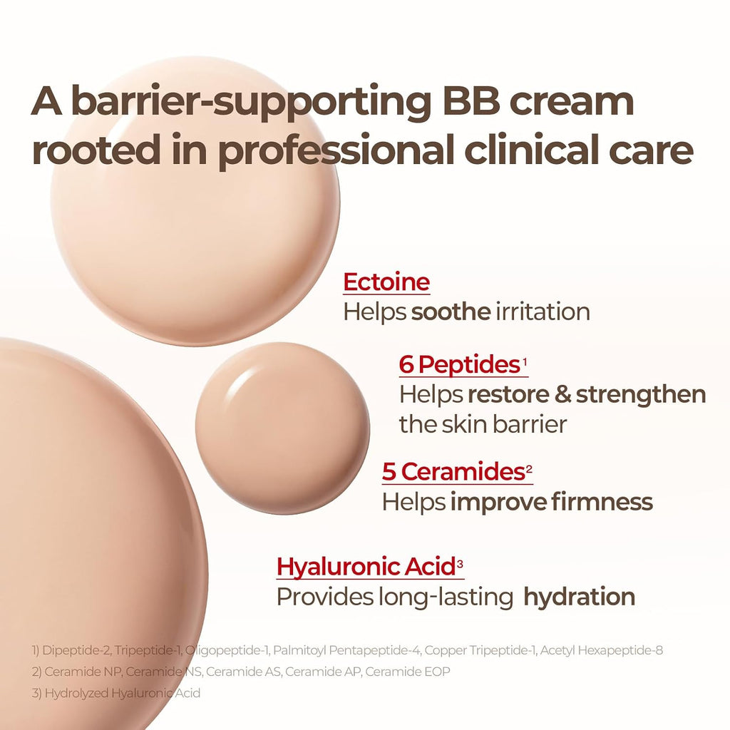 Cell Fusion C Skin Blemish Balm No.23 Signature Beige - Light/Medium, Lightweight BB Cream with Ceramide, Tinted Moisturizer for Sensitive Skin, SPF-Free, Korean Makeup, 1.01 fl.oz.