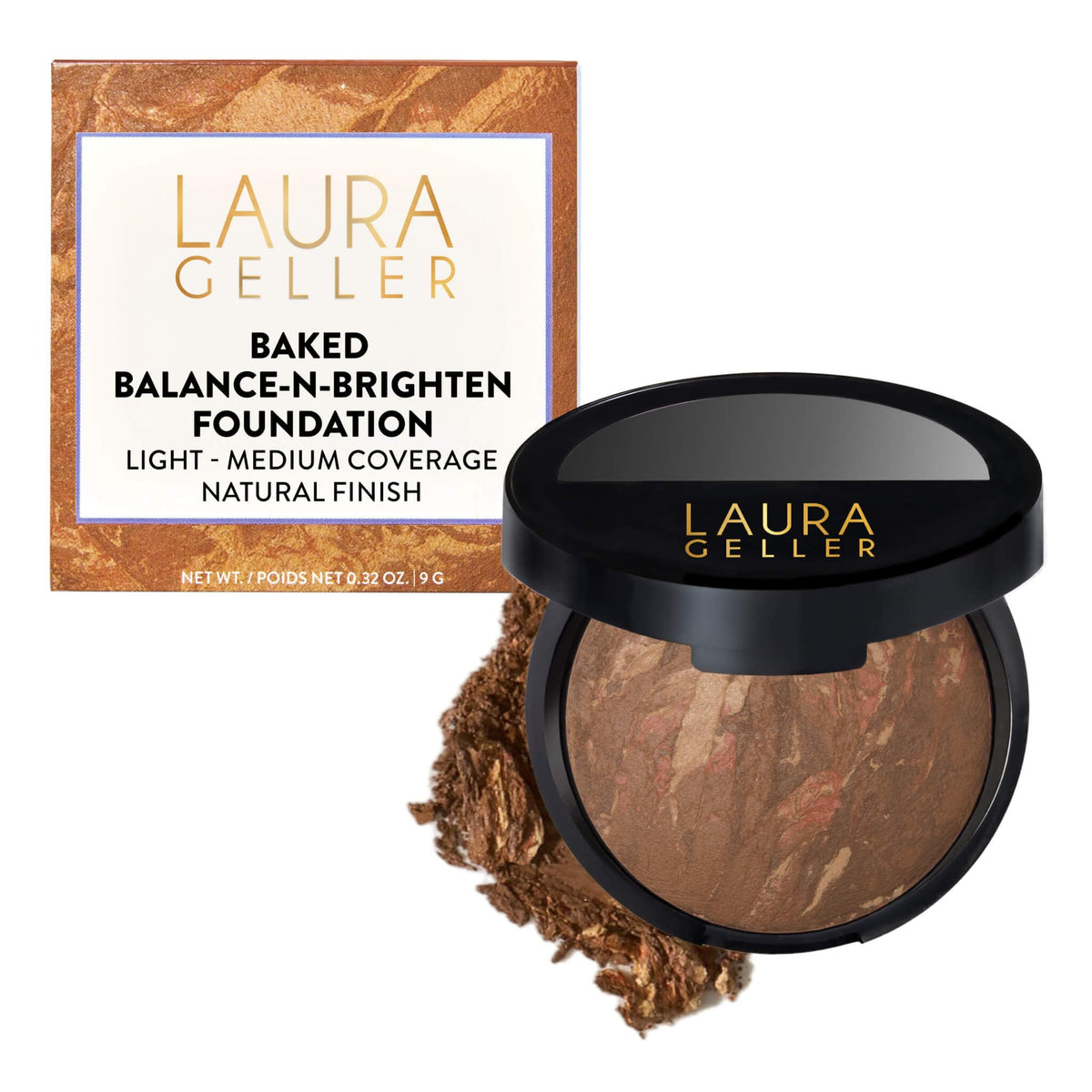 LAURA GELLER Baked Balance-n-Brighten Powder Foundation – Light