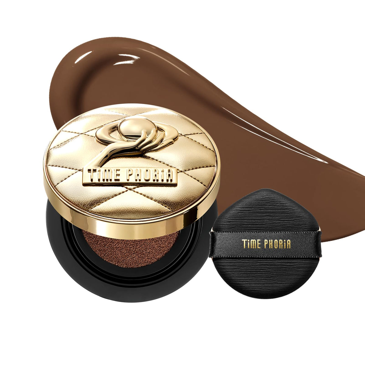 Timeless Utopia Glow Cushion Foundation 02 Birch - Radiant Glow Finish, Medium to High Coverage, Hydrating Peptide Complex, Lightweight Air Cushion, Long-Lasting Smooth Blurring Base Makeup