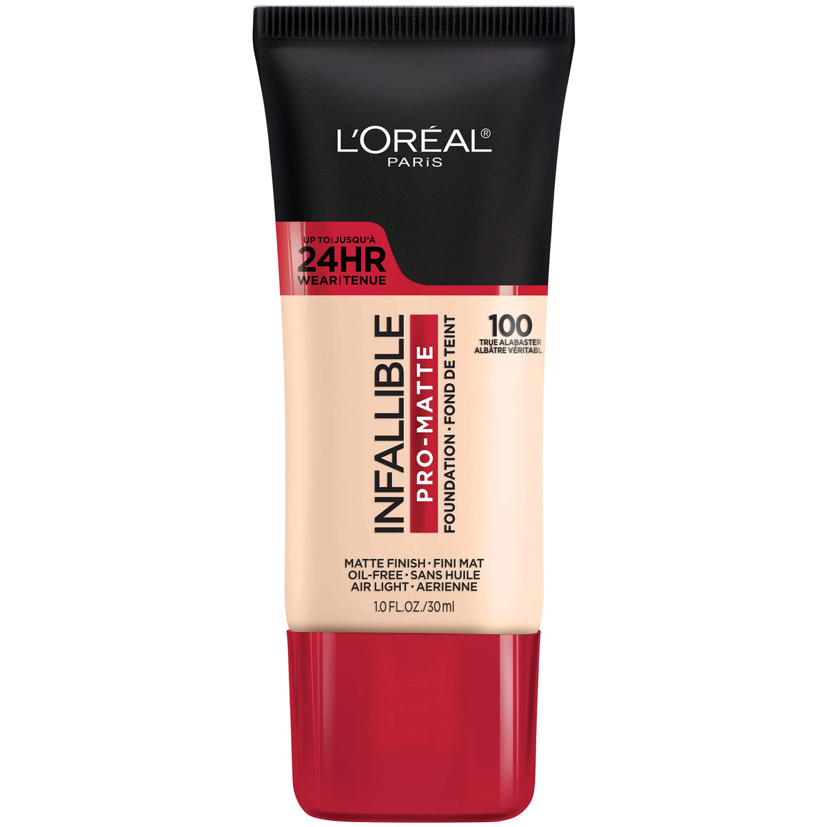 L'Oreal Paris Cosmetics Makeup Infallible Pro-Matte Liquid Longwear Foundation, Shell Beige, 1 fl oz.