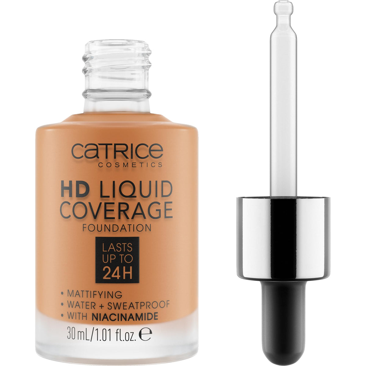 Catrice HD Liquid Coverage Foundation, 24HR Wear (010 | Light Beige)