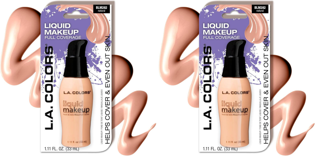 L.A. COLORS Pump Liquid Makeup, Black Walnut CLM288A