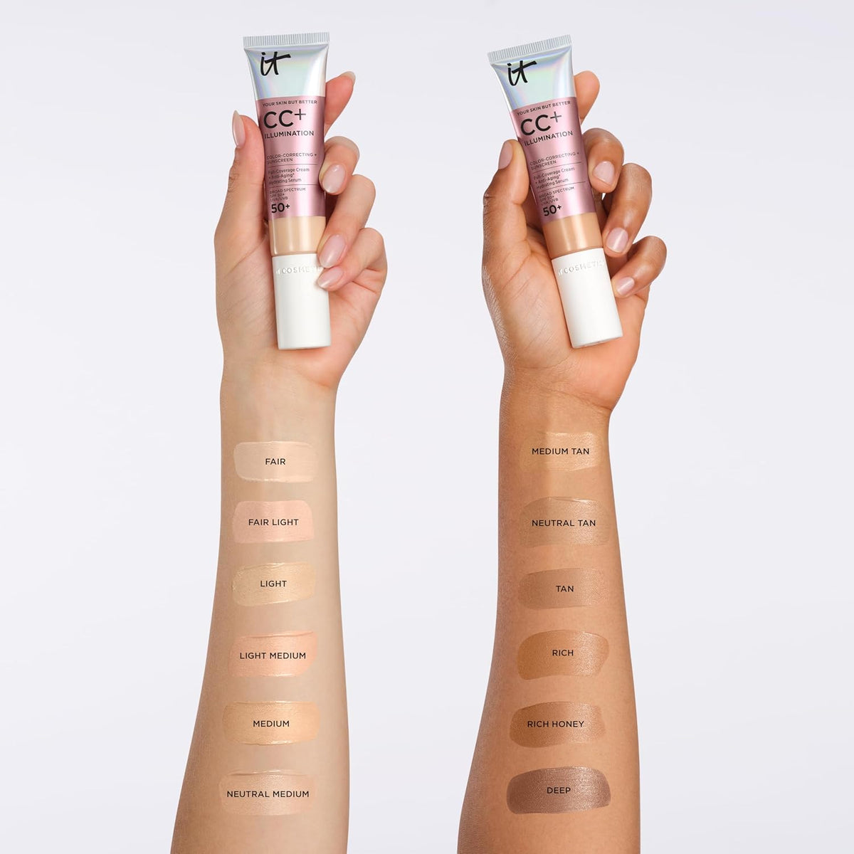 IT Cosmetics CC+ Cream Illumination Radiant Foundation with SPF 50+