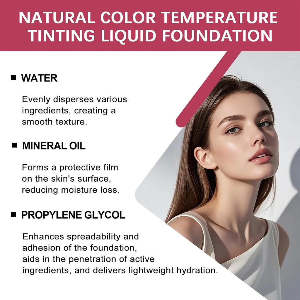 Color Changing Foundation, Skin Tone Adapting Liquid