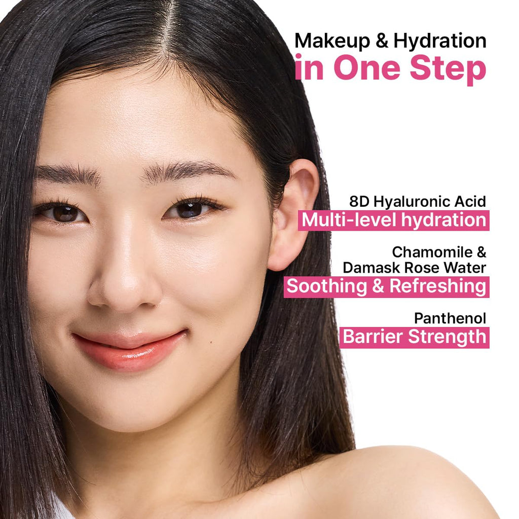 CLIO Kill Cover Mesh Glow Essential Cushion Foundation, Buildable Ultra-Fit Coverage with Glow Finish, Long-Lasting Hydration, Flawless Cover for Sensitive & Dry Skin, Korean Foundation (23N GINGER)