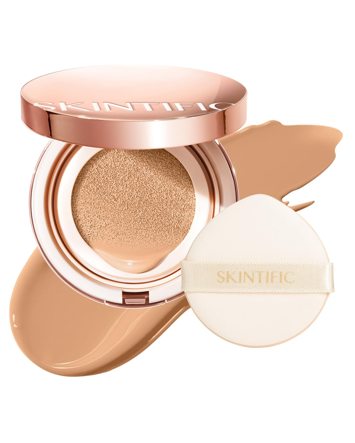 SKINTIFIC Full Coverage Cushion Foundation #04 Beige