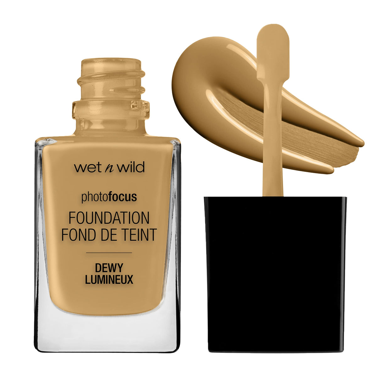 wet n wild Photo Focus Dewy Liquid Foundation Makeup, Soft Beige (Packaging May vary)