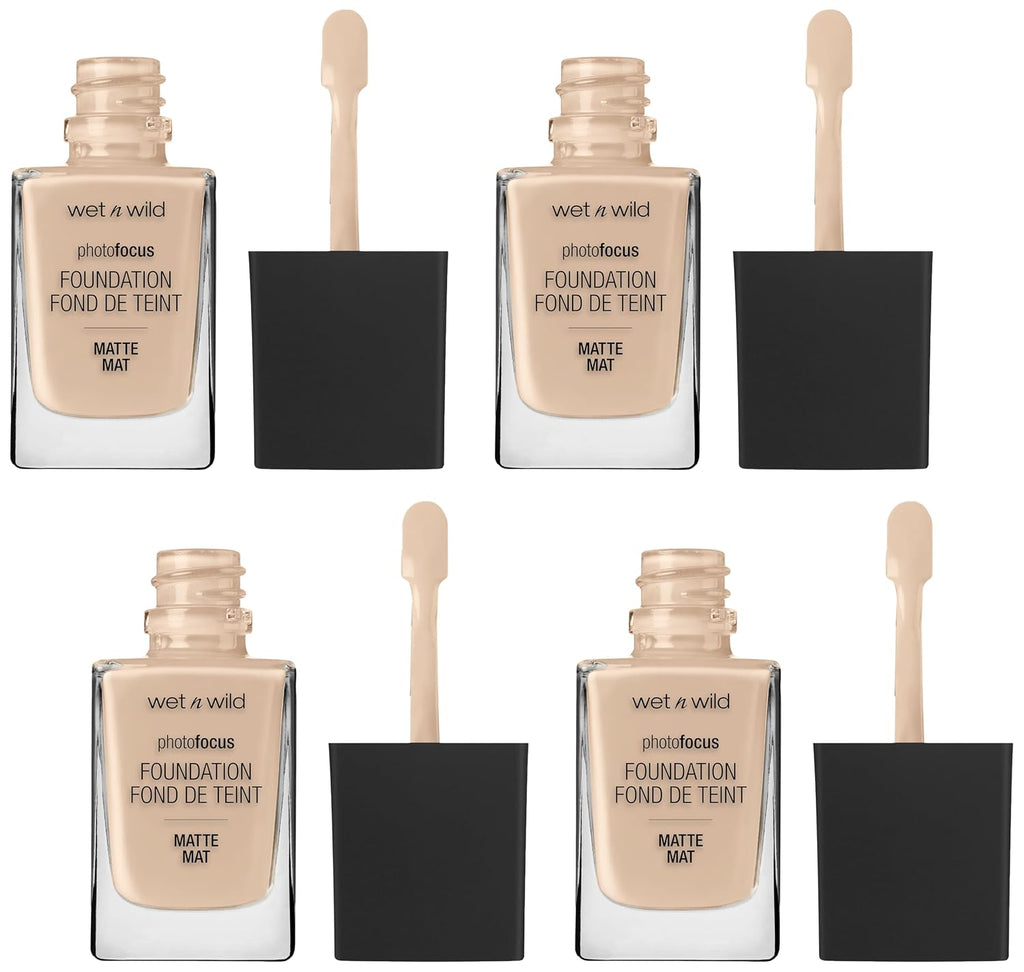 wet n wild Photo Focus Matte Liquid Foundation Classic Beige, Vegan & Cruelty-Free