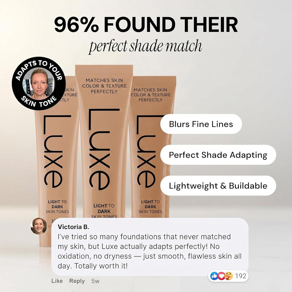 Luxe Color Changing Foundation – Medium