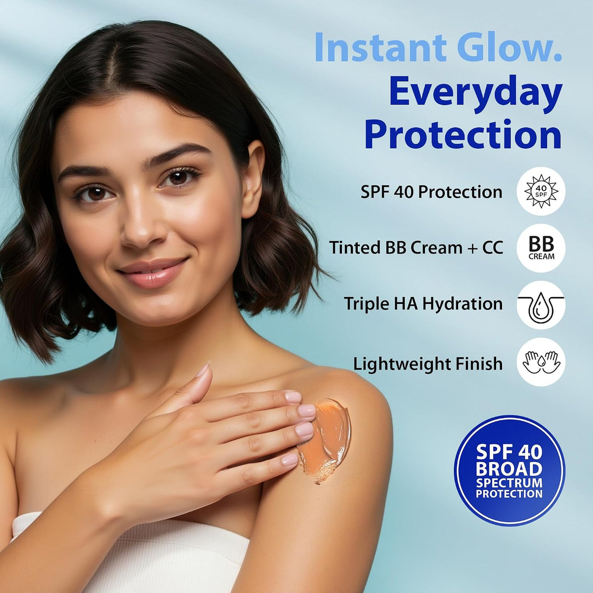 Dr. Denese SPF 40 Defense Day Cream 4 oz – Suitable for All Skin Types