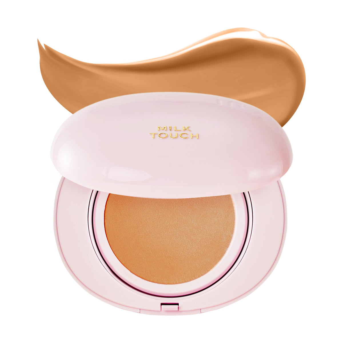 milktouch Cushion Foundation, 24H Flawless Skin, Radiant Shine, No Oxidation, Long-Lasting, Non-Creasing,60% Hydrating Skincare Infused Korean Foundation (23N Medium Beige)