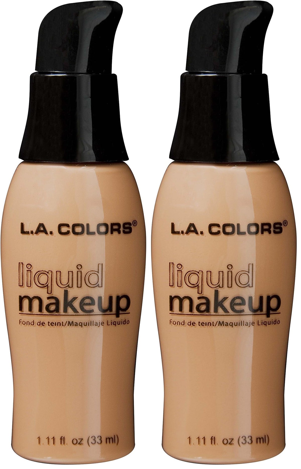 L.A. COLORS Pump Liquid Makeup, Black Walnut CLM288A