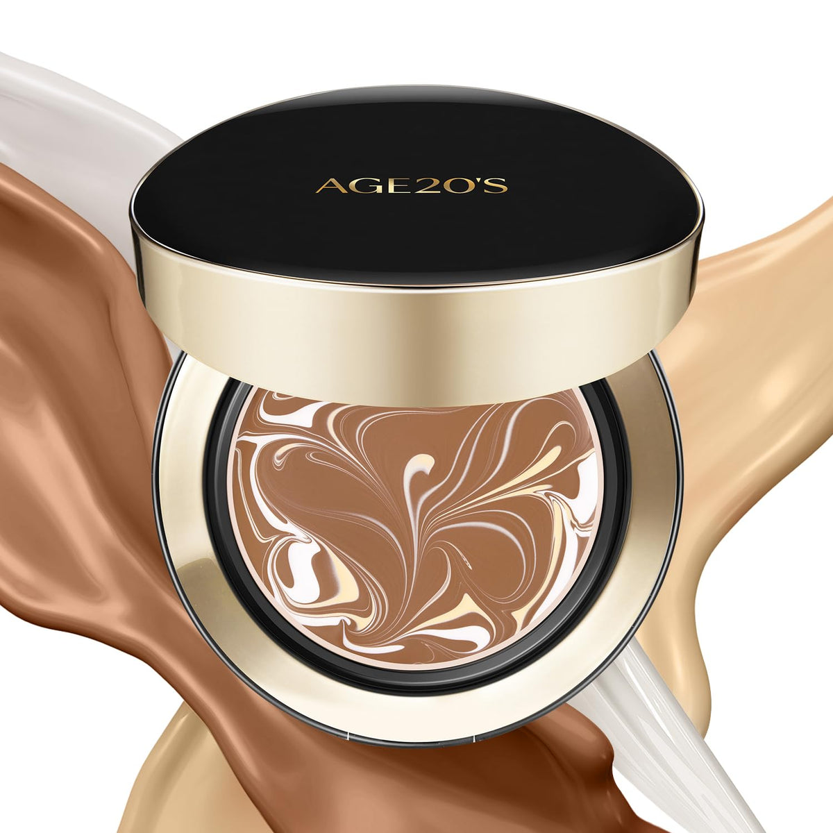 AGE20'S Signature Essence Pact SPF 50+ | Pack of 1 | 23W BEIGE | Cream Foundation, Dewy Finish, Natural Coverage | Korean Cushion Foundation