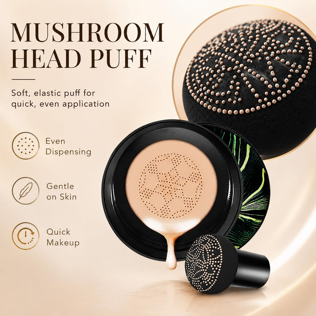 Moisture Air Cushion CC Cream with Mushroom Puff, Natural Color