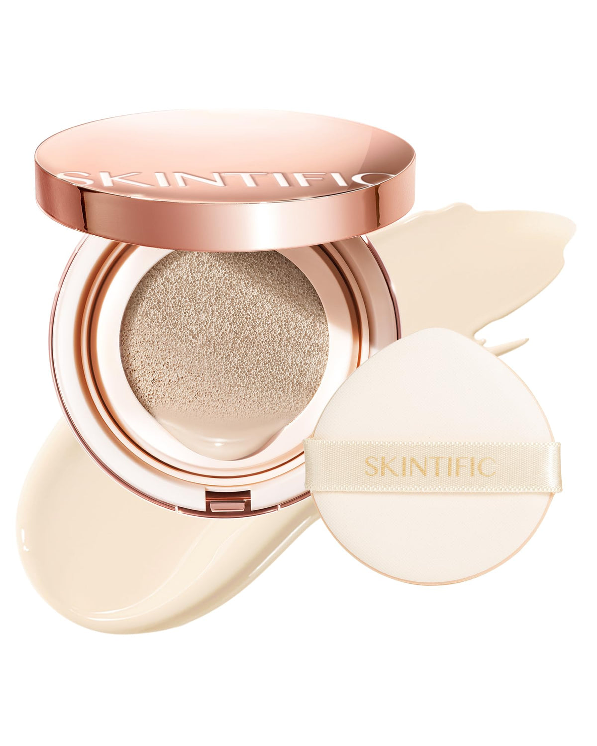 SKINTIFIC Full Coverage Cushion Foundation #04 Beige