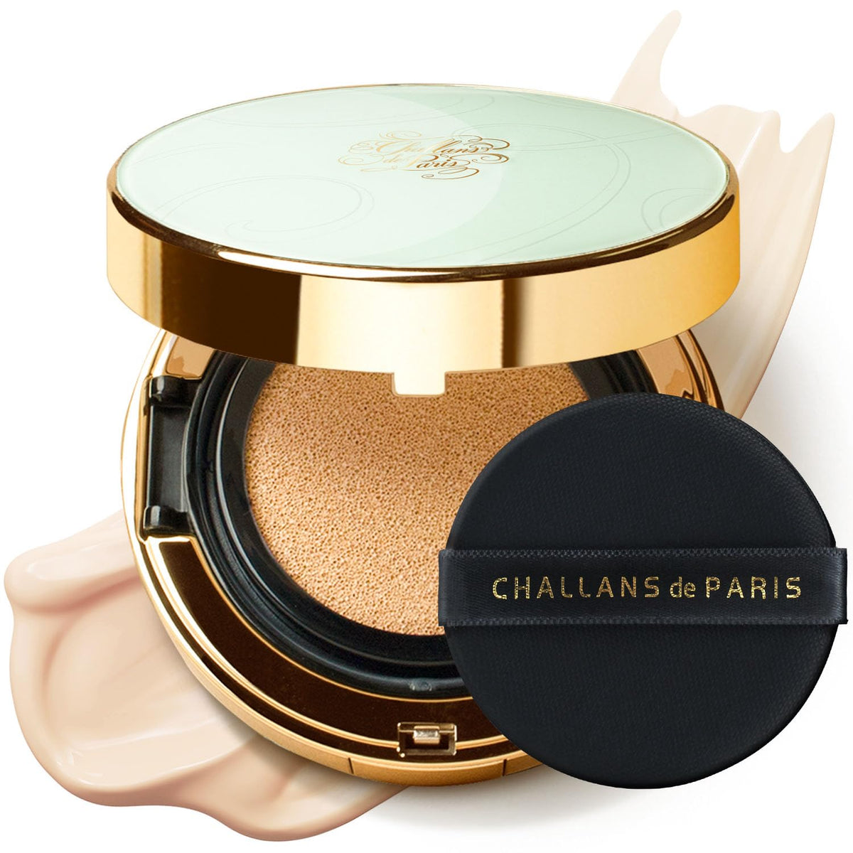 [CHALLANS de PARIS] Cushion de Lunar Excellence Cushion Foundation – 23 Medium Beige | Long-Wear, Buildable Coverage, Lightweight Airy Fit, Hydrating Glow