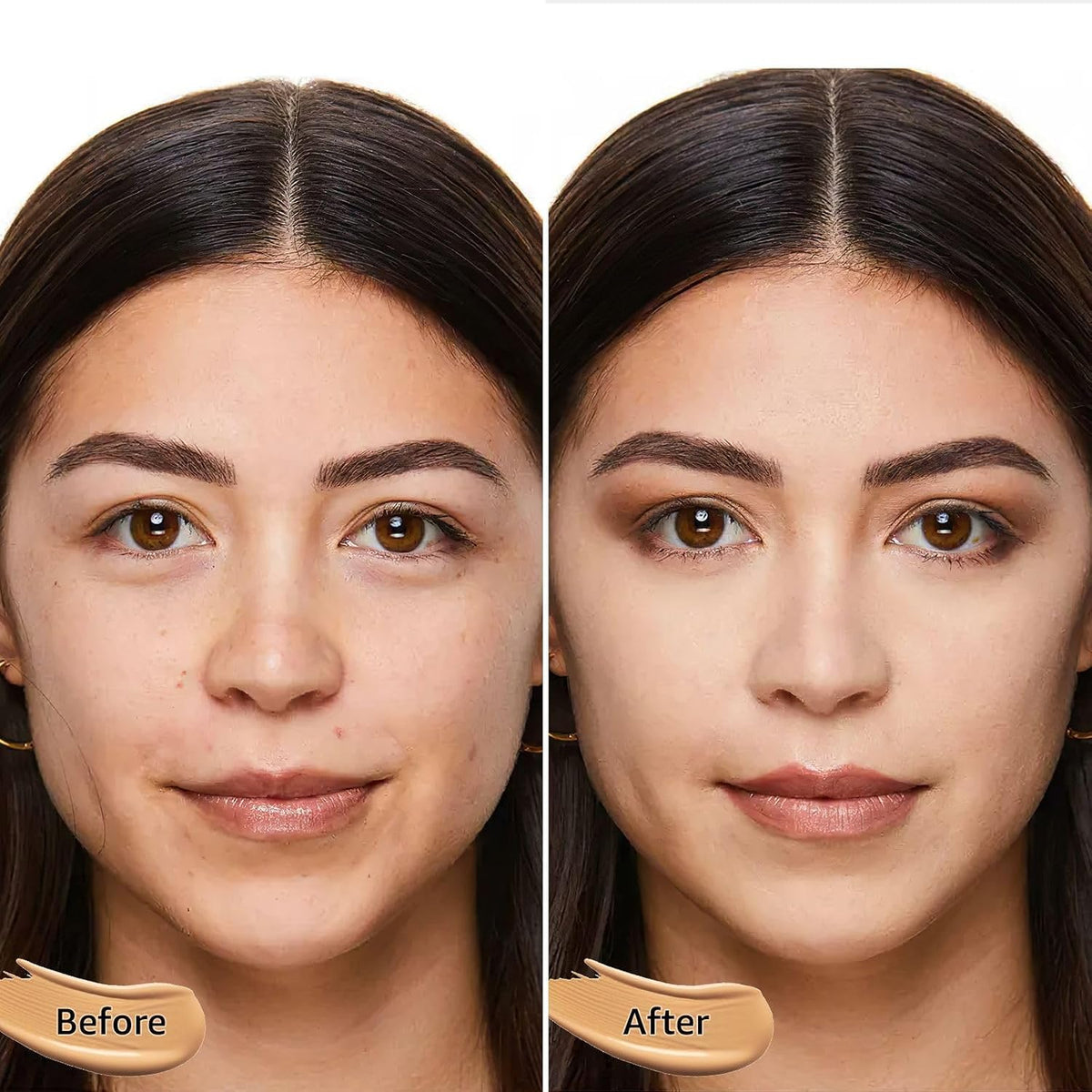 Cushion Foundation Concealer Full Coverage CC Cream, Natural