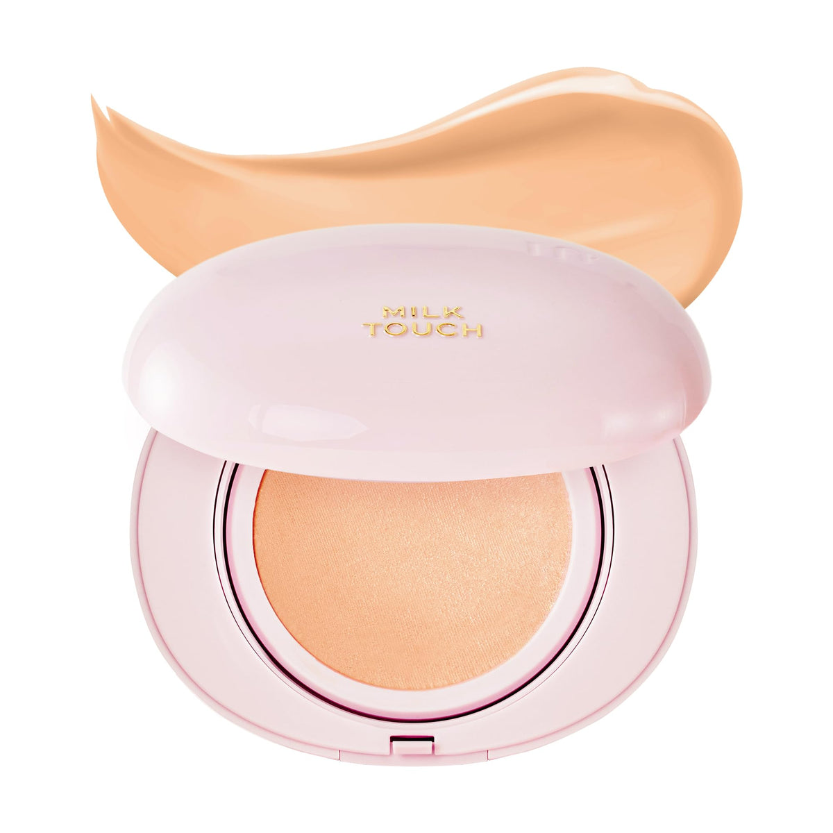 milktouch Cushion Foundation, 24H Flawless Skin, Radiant Shine, No Oxidation, Long-Lasting, Non-Creasing,60% Hydrating Skincare Infused Korean Foundation (23N Medium Beige)