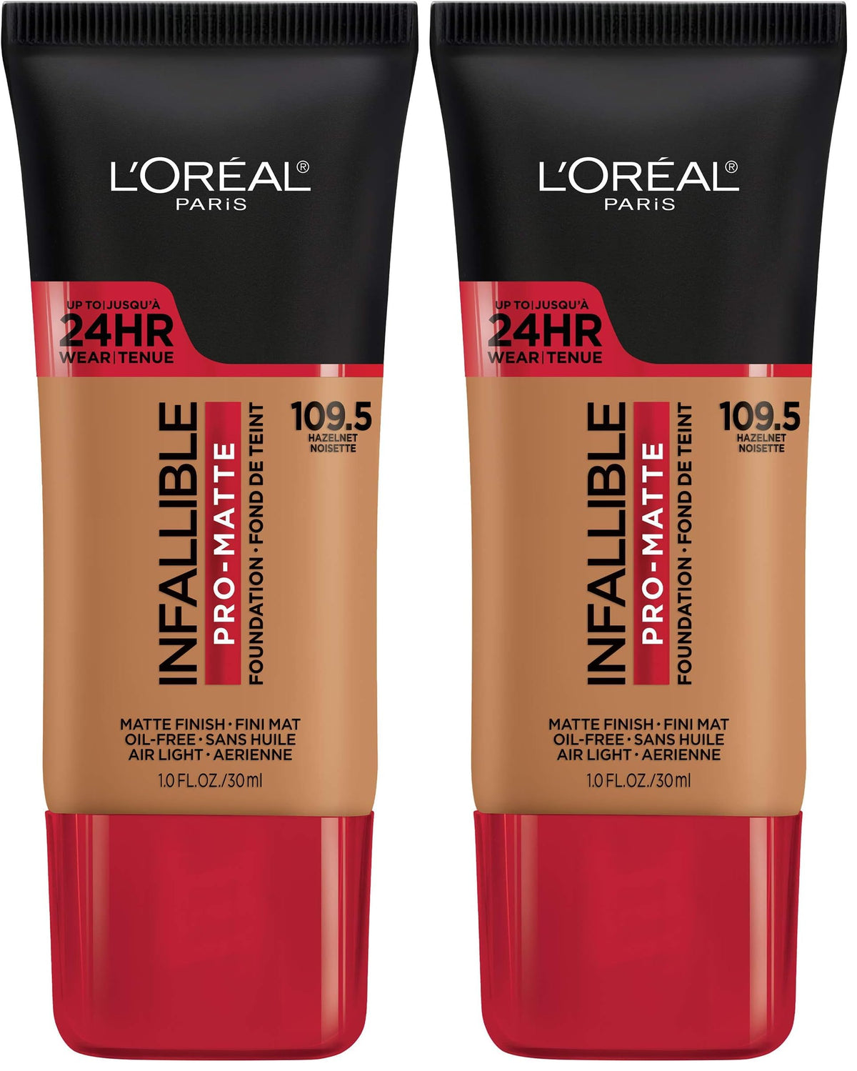 L'Oreal Paris Cosmetics Makeup Infallible Pro-Matte Liquid Longwear Foundation, Shell Beige, 1 fl oz.