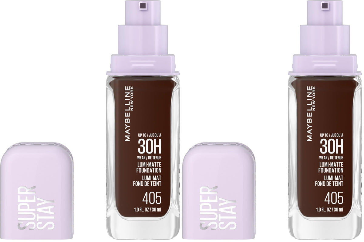 Maybelline Super Stay Lumi-Matte Foundation, Lightweight and Buildable Full Coverage Foundation Makeup For Up To 30HR Wear, 120, 1 Count