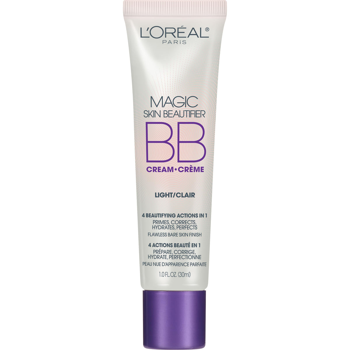 L'Oreal Paris Magic BB Cream, Hydrating Skin Beautifier & Color Changing Foundation, Light Coverage, Medium, 1 fl oz.
