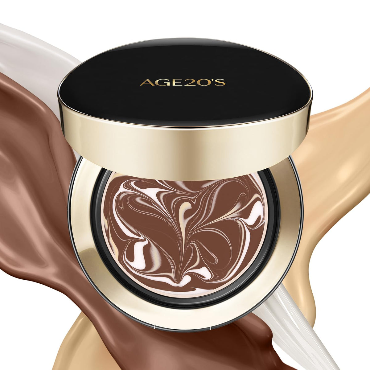AGE20'S Signature Essence Pact SPF 50+ | Pack of 1 | 23W BEIGE | Cream Foundation, Dewy Finish, Natural Coverage | Korean Cushion Foundation