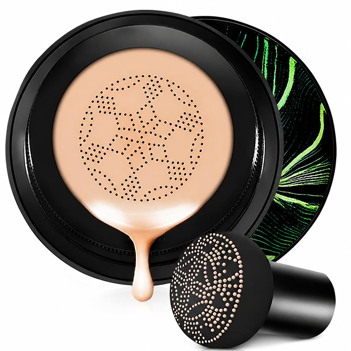 Moisture Air Cushion CC Cream with Mushroom Puff, Natural Color