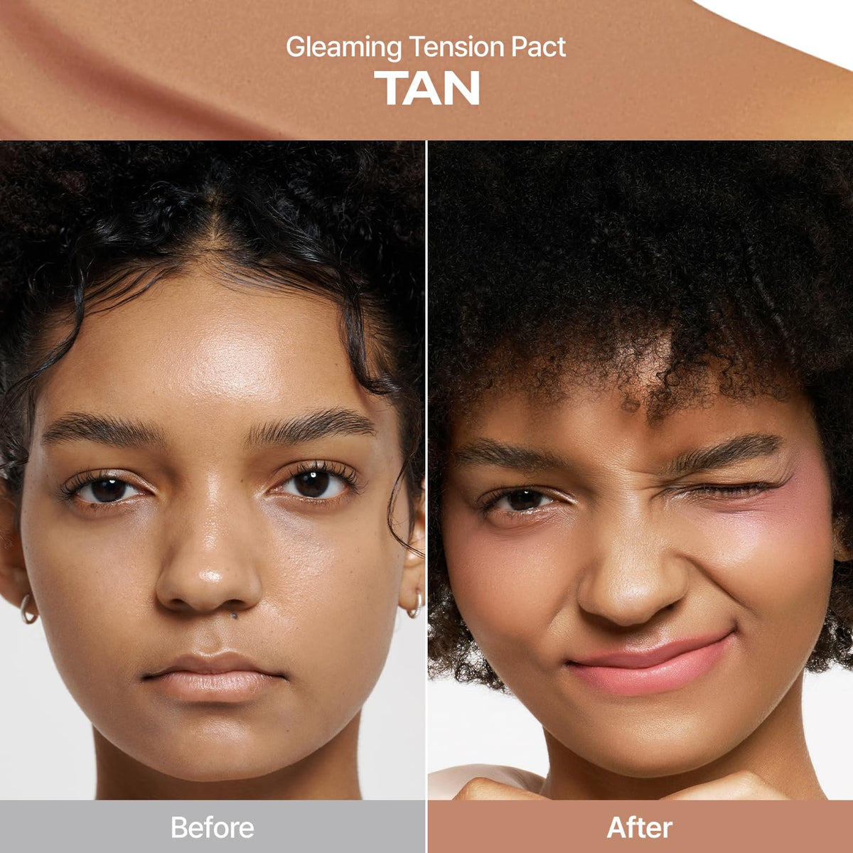 2aN Gleaming Tension Cushion Foundation Pact #27 Soft Amber, Korean Cushion Foundation Makeup, Lightweight & Buildable Coverage with Ceramides and Centella Asiatica (0.45 oz)