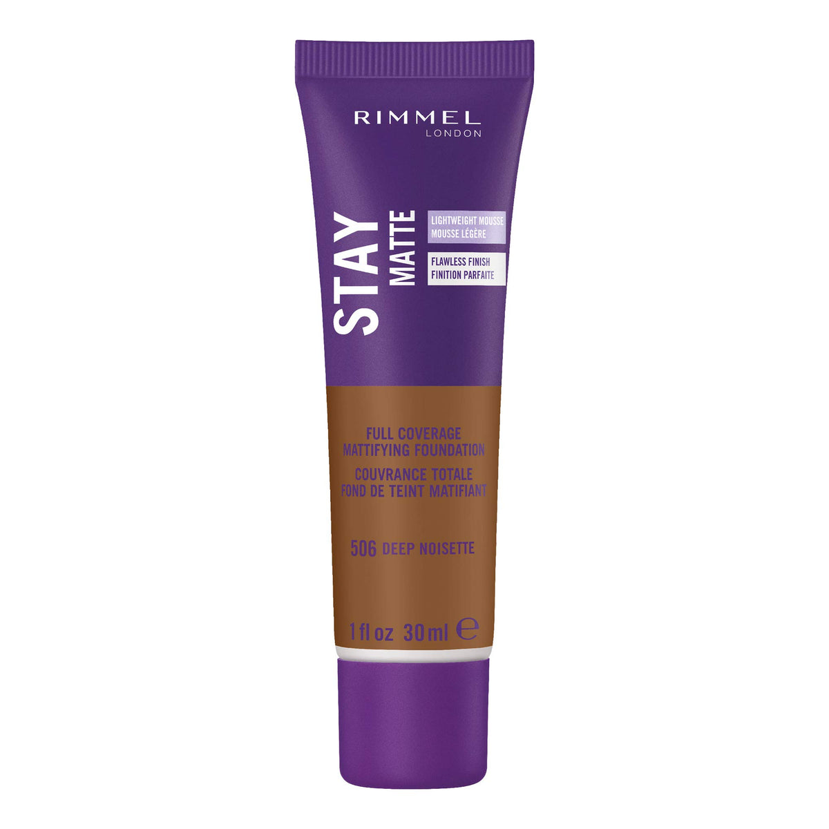 Rimmel London Stay Matte Liquid Mousse - 200 Soft Beige - Foundation, Lightweight, Shine Control, Oil-Free, 1oz