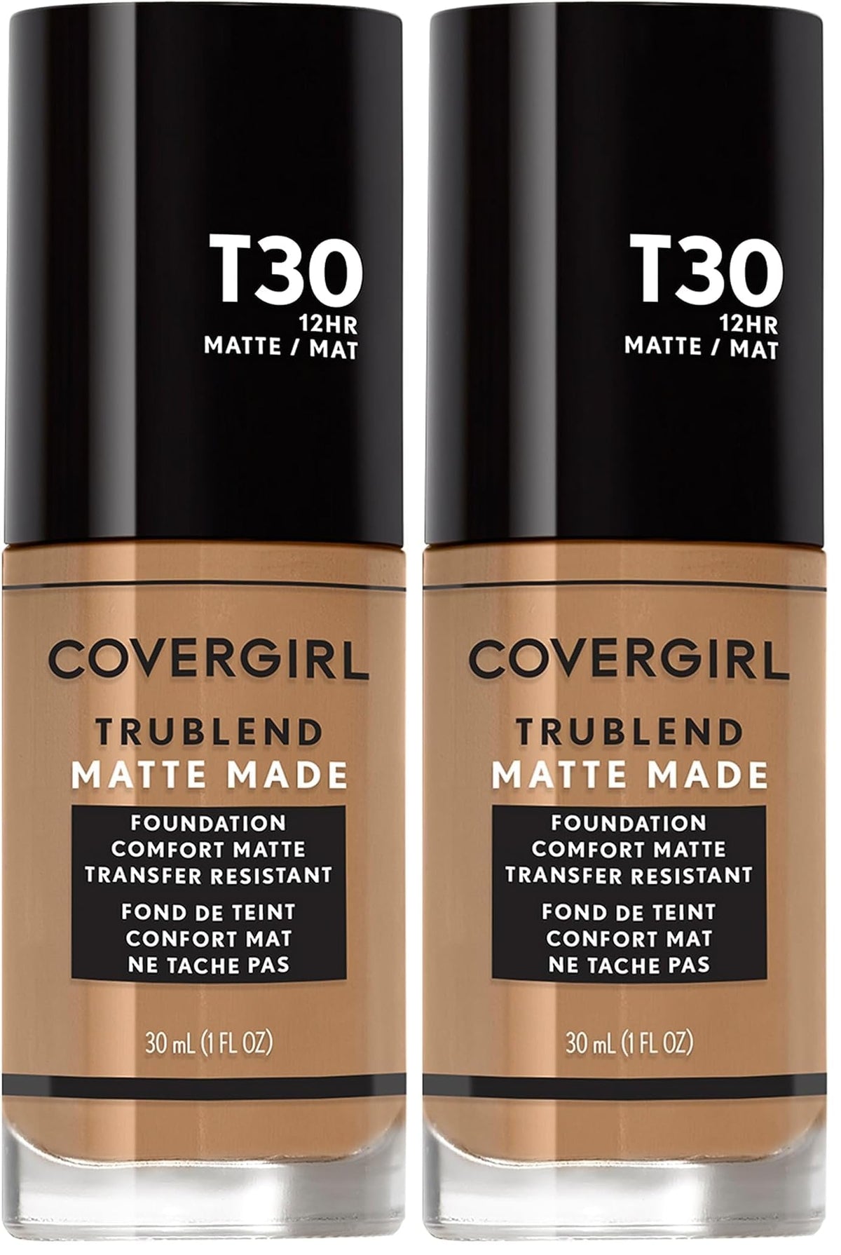 COVERGIRL TruBlend Matte Made Liquid Foundation, Classic Ivory, 1 Fl Oz (Pack of 1)
