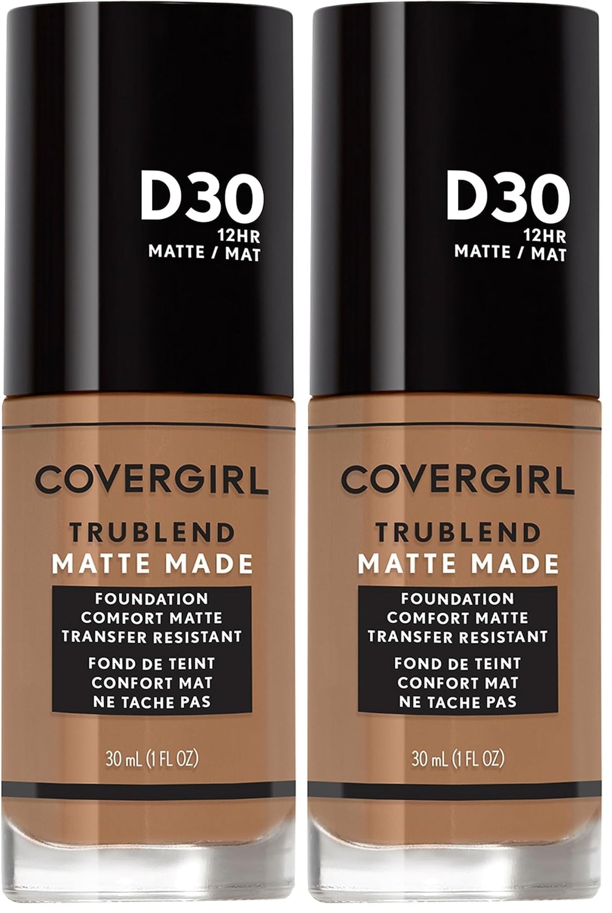 COVERGIRL TruBlend Matte Made Liquid Foundation, Classic Ivory, 1 Fl Oz (Pack of 1)