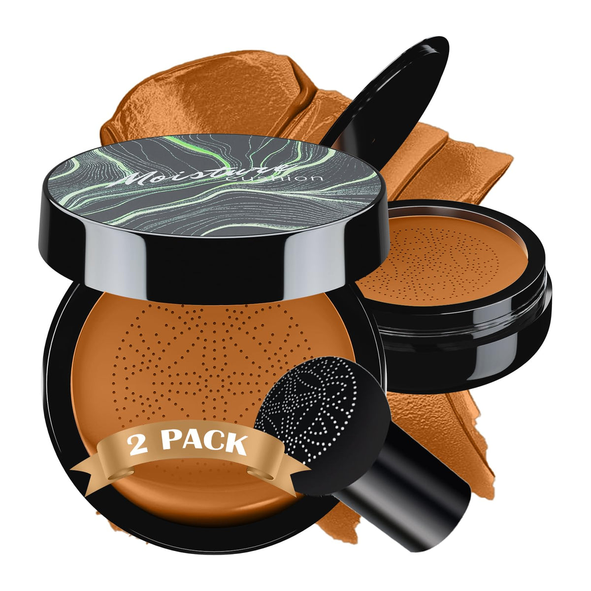 Cushion Foundation Concealer Full Coverage CC Cream, Natural
